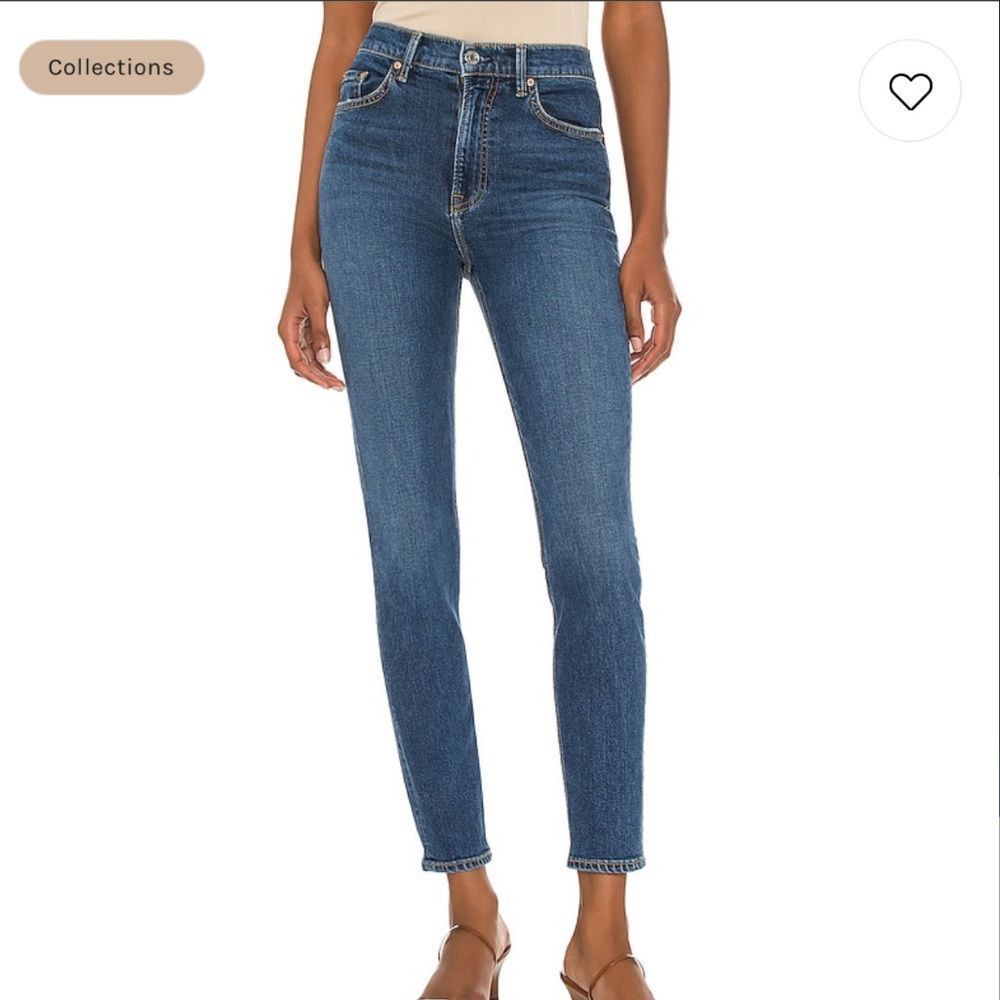 GRLFRND Kendall High Rise Stretch Skinny Size 24